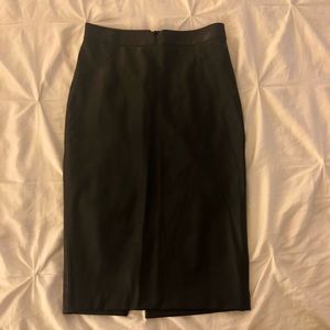 Vegan Leather Pencil Skirt